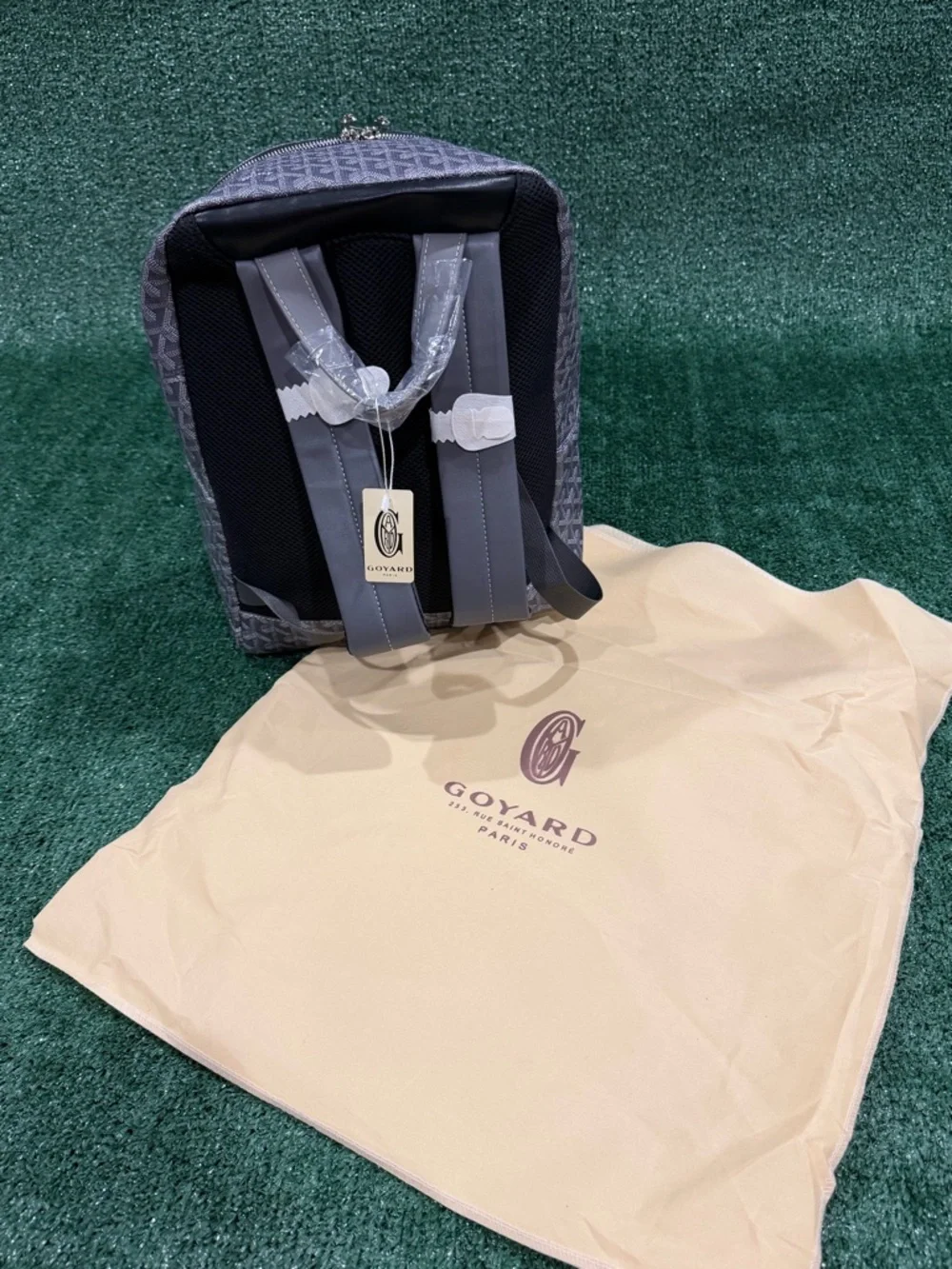 Goyard Dark Grey Backpack - Picture 3 of 5